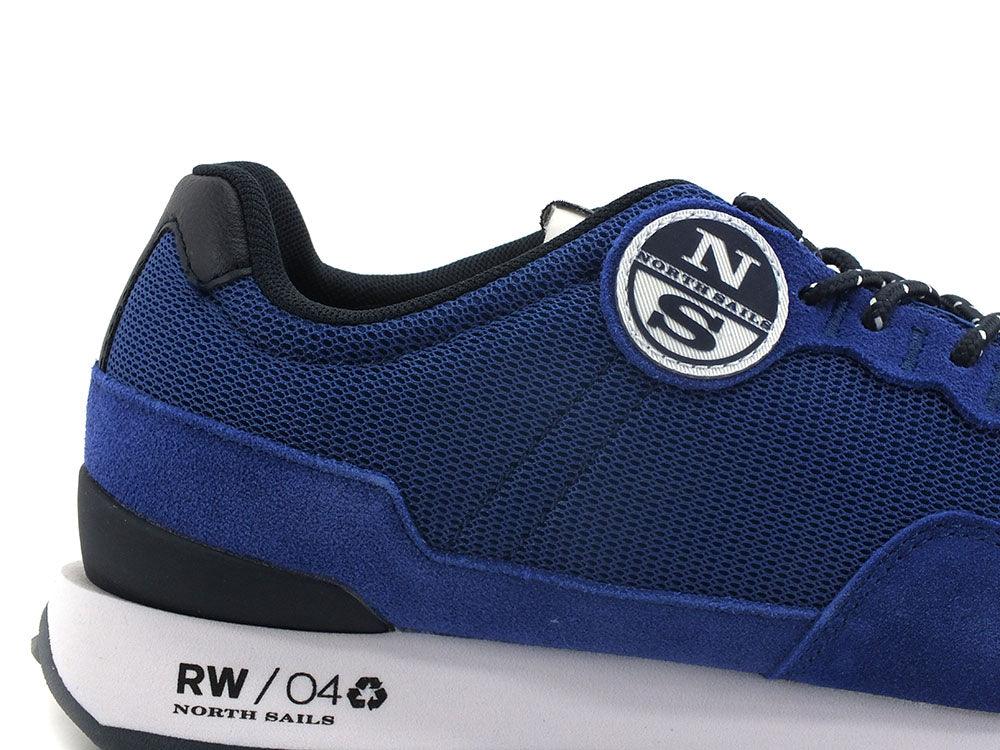 NORTH SAILS Sneaker Running Logo Shock Blue HITCH-RW-04 - Sandrini Calzature e Abbigliamento