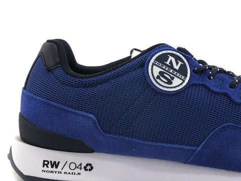 NORTH SAILS Sneaker Running Logo Shock Blue HITCH-RW-04 - Sandrini Calzature e Abbigliamento
