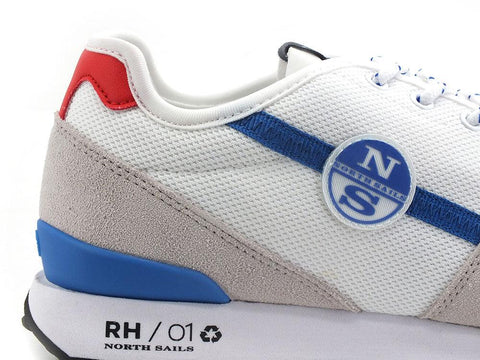 NORTH SAILS Sneaker Running Logo White Bianco HORIZON-RH-01 - Sandrini Calzature e Abbigliamento