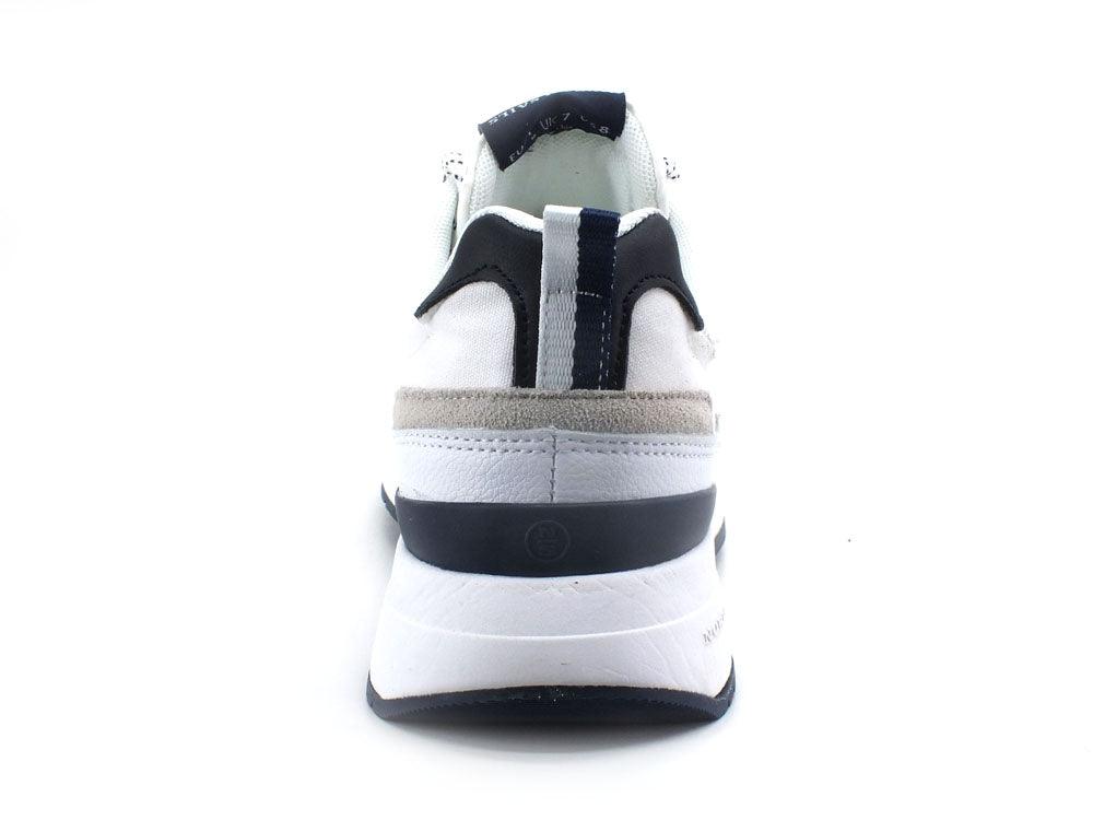 NORTH SAILS Sneaker Running Suede Bianco White KEEL-RW-01 - Sandrini Calzature e Abbigliamento