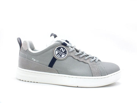 NORTH SAILS Sneaker Uomo Pelle Light Grey TW-01BASE006 - Sandrini Calzature e Abbigliamento