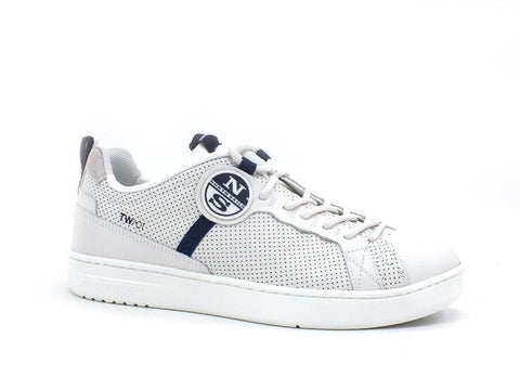NORTH SAILS Sneaker Uomo Traforata White TW-01PREMIUM008 - Sandrini Calzature e Abbigliamento