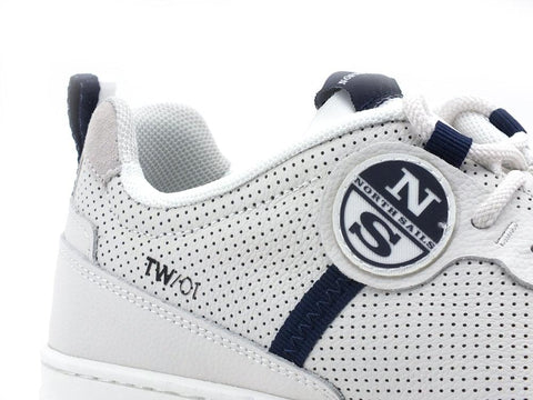 NORTH SAILS Sneaker Uomo Traforata White TW-01PREMIUM008 - Sandrini Calzature e Abbigliamento