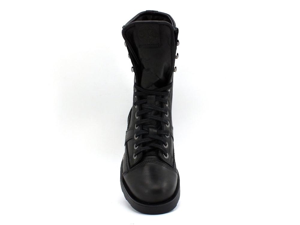 O.X.S Frank 1902 Anfibio Pelle Donna Black OXS101165 - Sandrini Calzature e Abbigliamento