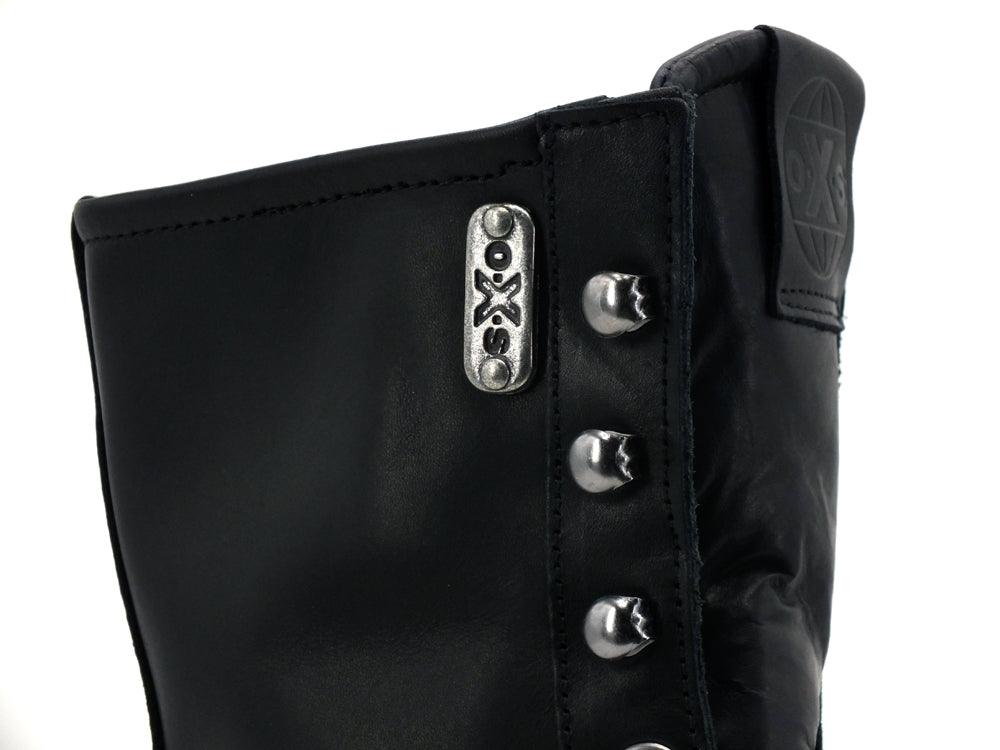 O.X.S Frank 1902 Anfibio Pelle Donna Black OXS101165 - Sandrini Calzature e Abbigliamento