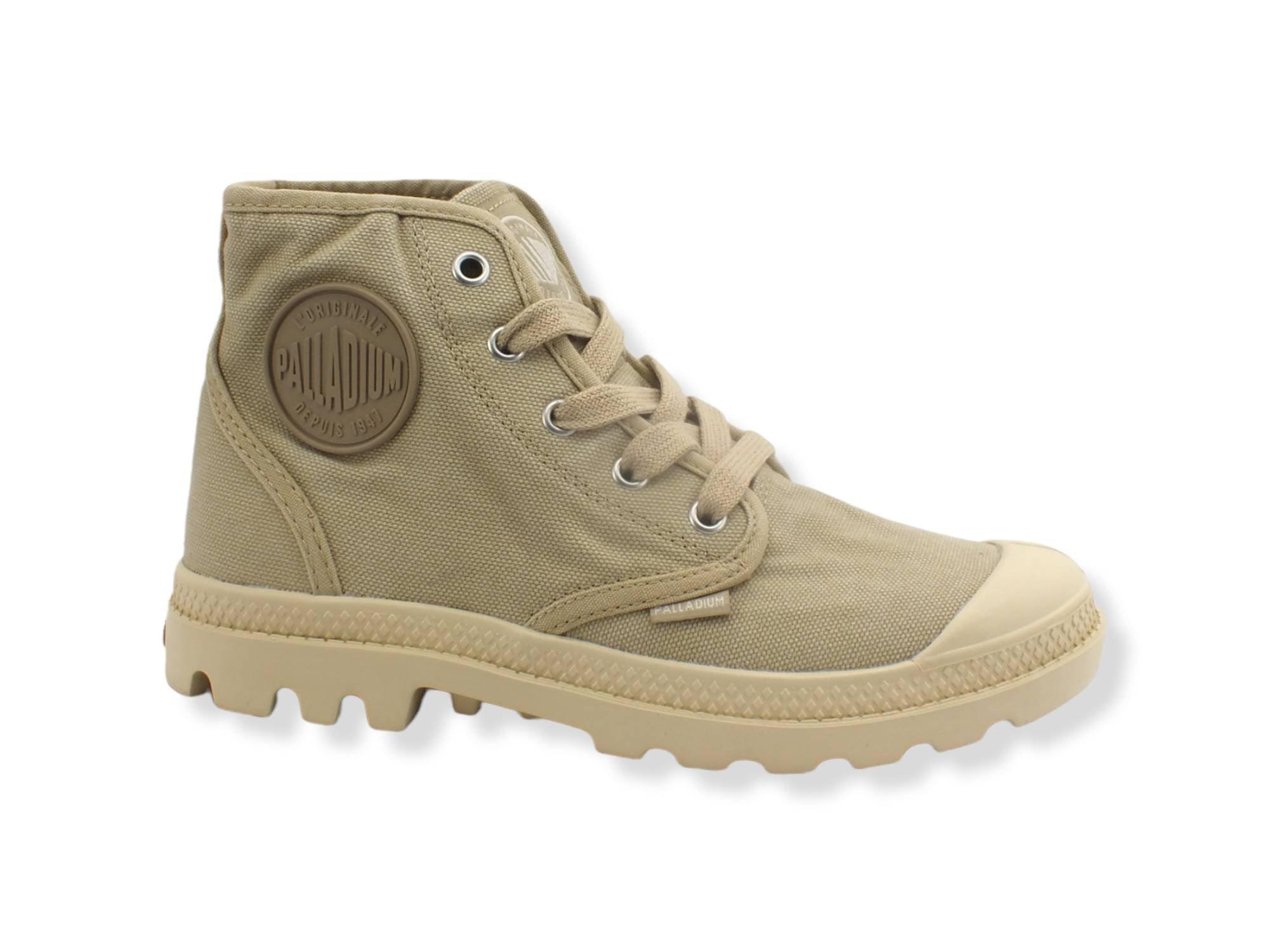 PALLADIUM Pampa Hi Anfibio Donna Beige Sahara Ecru 92352-238 - Sandrini Calzature e Abbigliamento