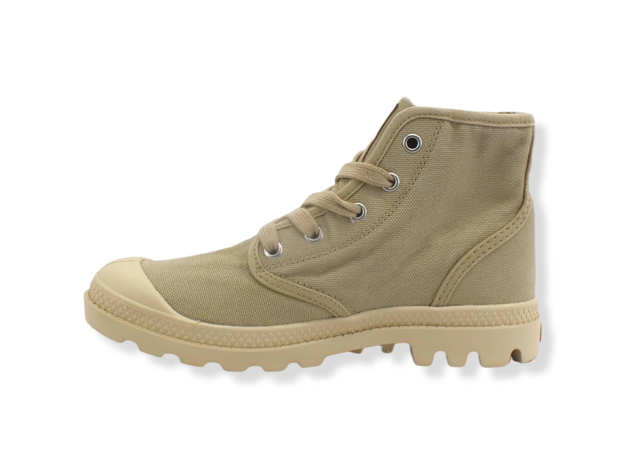 PALLADIUM Pampa Hi Anfibio Donna Beige Sahara Ecru 92352-238 - Sandrini Calzature e Abbigliamento