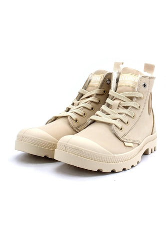 PALLADIUM Pampa Hi Zip Stivaletto Donna Beige Sahara 95982-217 - Sandrini Calzature e Abbigliamento