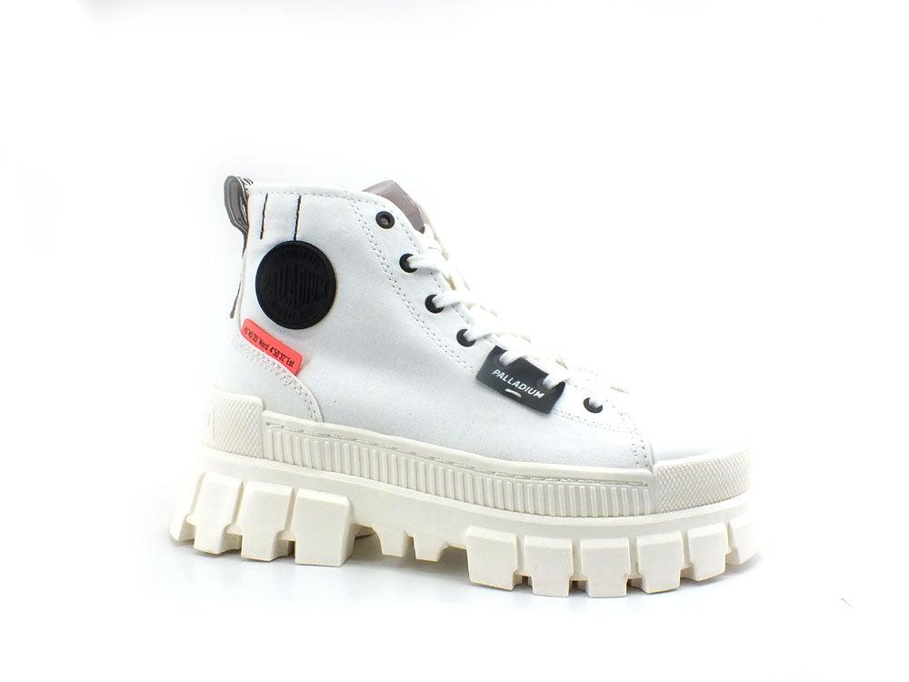 PALLADIUM Revolt Hi Tx Anfibio Carrarmato Bianco 97242-127 - Sandrini Calzature e Abbigliamento