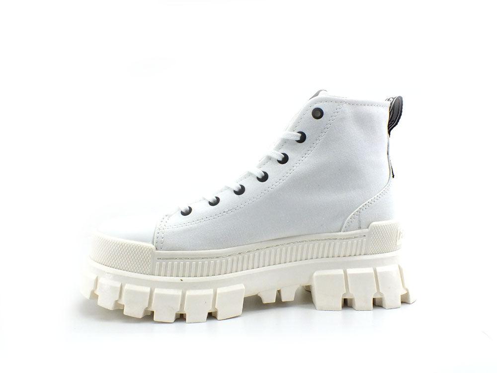 PALLADIUM Revolt Hi Tx Anfibio Carrarmato Bianco 97242-127 - Sandrini Calzature e Abbigliamento