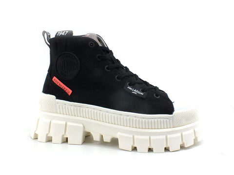 PALLADIUM Revolt Hi Tx Anfibio Carrarmato Nero 97242-016 - Sandrini Calzature e Abbigliamento