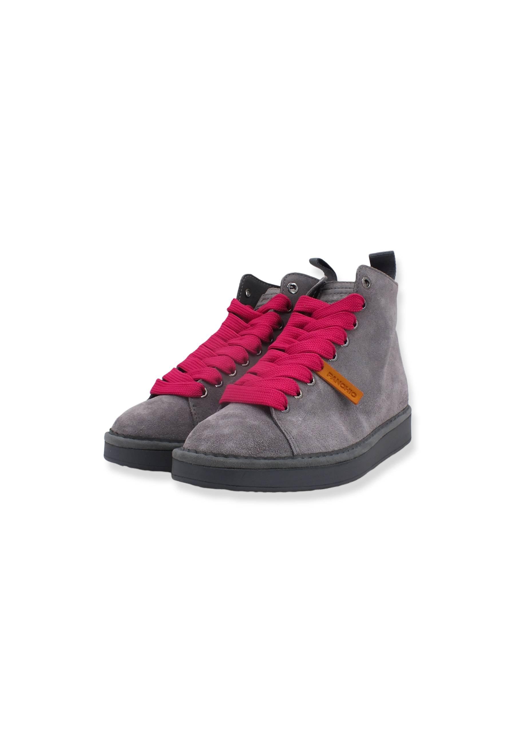 PAN CHIC Ancke Boot Sneaker Donna Grey Fuchsia P01W1400200005 - Sandrini Calzature e Abbigliamento