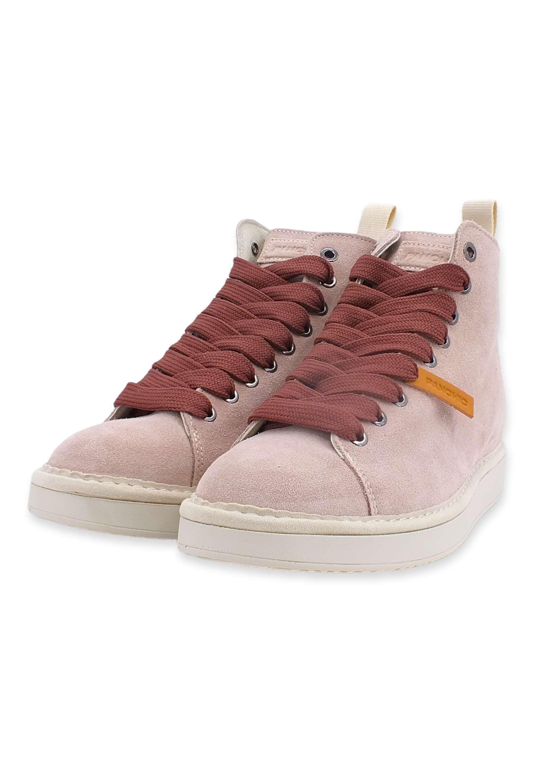PAN CHIC Ankle Boot Sneaker Donna Powder Pink Rosewood P01W1400200005 - Sandrini Calzature e Abbigliamento