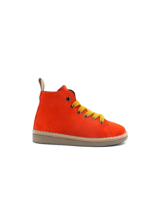 PAN CHIC Ankle Boot Sneaker Pelo Bimbo Orange Yellow P01B1400200006 - Sandrini Calzature e Abbigliamento