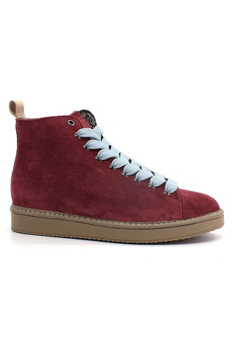 PAN CHIC Ankle Boot Sneaker Pelo Donna Burgundy Azure P01W1400200006 - Sandrini Calzature e Abbigliamento