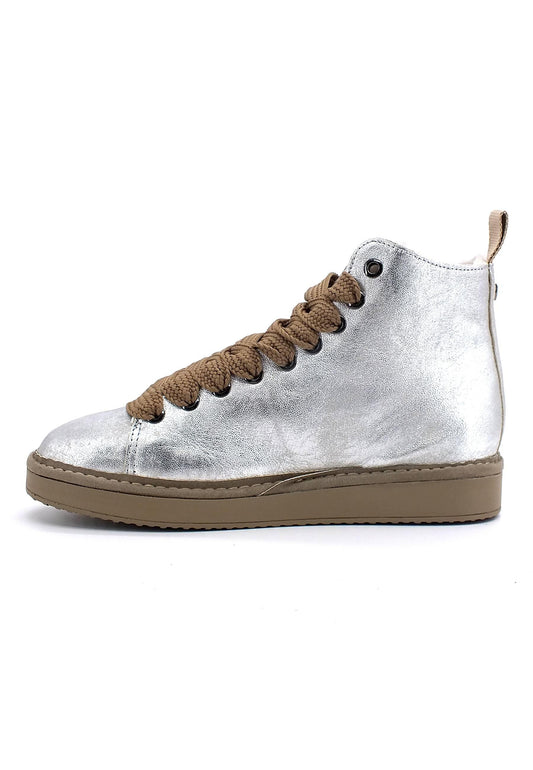 PAN CHIC Ankle Boot Sneaker Pelo Donna Silver P01W1400200318 - Sandrini Calzature e Abbigliamento