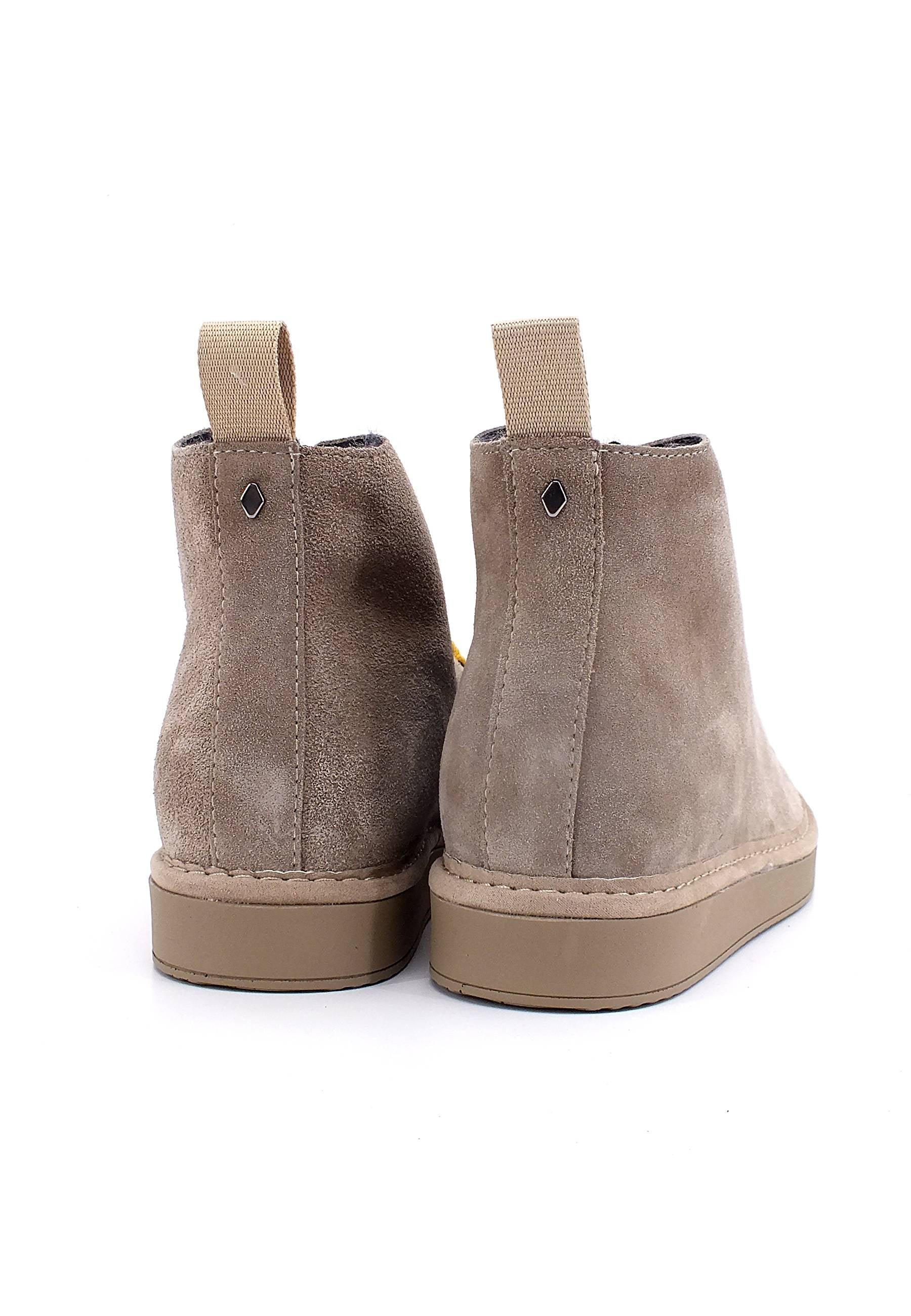 PAN CHIC Ankle Boot Sneaker Pelo Donna Walnut Yellow P01W1400200006 - Sandrini Calzature e Abbigliamento