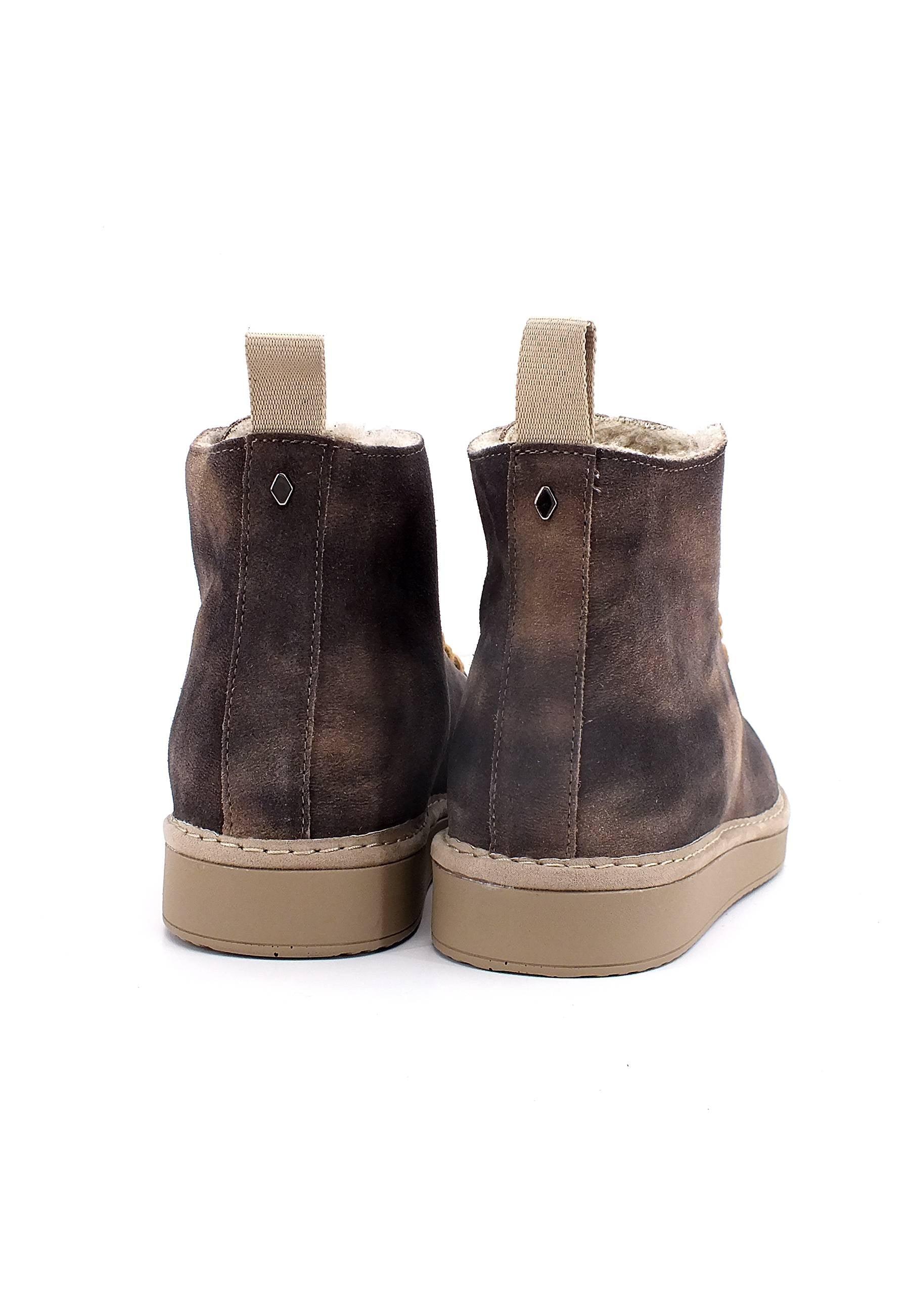 PAN CHIC Ankle Boot Sneaker Pelo Uomo Brown P01M1400200300 - Sandrini Calzature e Abbigliamento