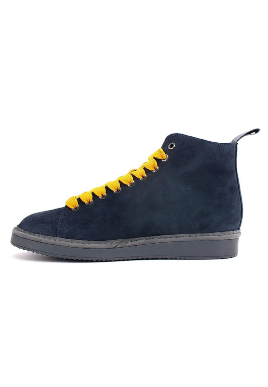 PAN CHIC Ankle Boot Sneaker Pelo Uomo Cobalt Grey P01M1400200006 - Sandrini Calzature e Abbigliamento