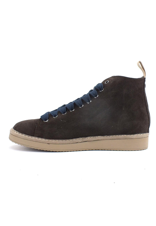 PAN CHIC Ankle Boot Sneaker Pelo Uomo Ebony Cobalt P01M1400200006 - Sandrini Calzature e Abbigliamento