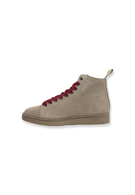 PAN CHIC Ankle Boot Sneaker Uomo Dove Grey Biking Red P01M1400200005 - Sandrini Calzature e Abbigliamento