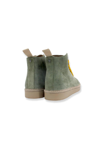 PAN CHIC Ankle Boot Sneaker Uomo Military Green Yellow P01W1400200005 - Sandrini Calzature e Abbigliamento