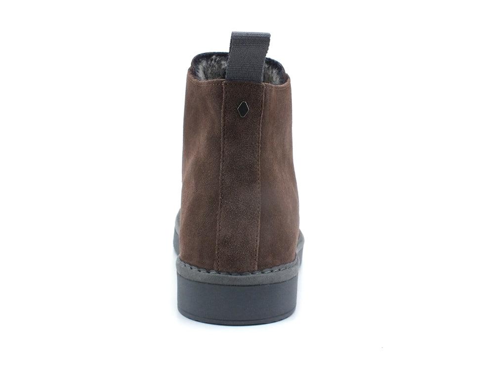 PAN CHIC Ankle Boot Suede Sneaker Pelo Brown Yellow P01M1400200006 - Sandrini Calzature e Abbigliamento