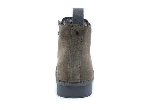 PAN CHIC Ankle Boot Suede Sneaker Pelo Stone Brown Cobalt P01M1400200006 - Sandrini Calzature e Abbigliamento