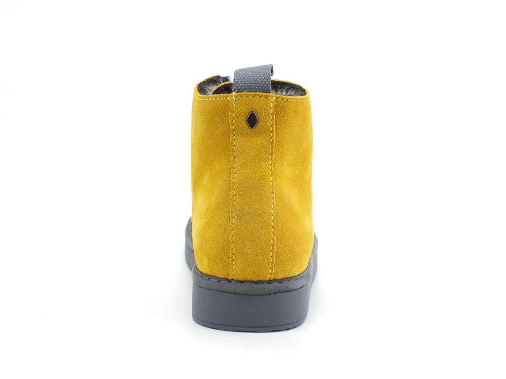 PAN CHIC Ankle Boot Suede Sneaker Pelo Yellow Electric Blue P01W1400200006 - Sandrini Calzature e Abbigliamento