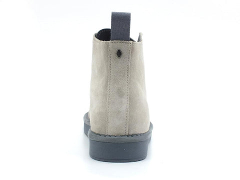 PAN CHIC Ankle Boot Suede Stivaletto Dove Grey Burgundy P01W1400200005 - Sandrini Calzature e Abbigliamento