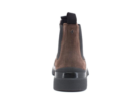 PAN CHIC Beatle Boot Suede Stivaletto Elastici Brown Black P03W1900300005 - Sandrini Calzature e Abbigliamento