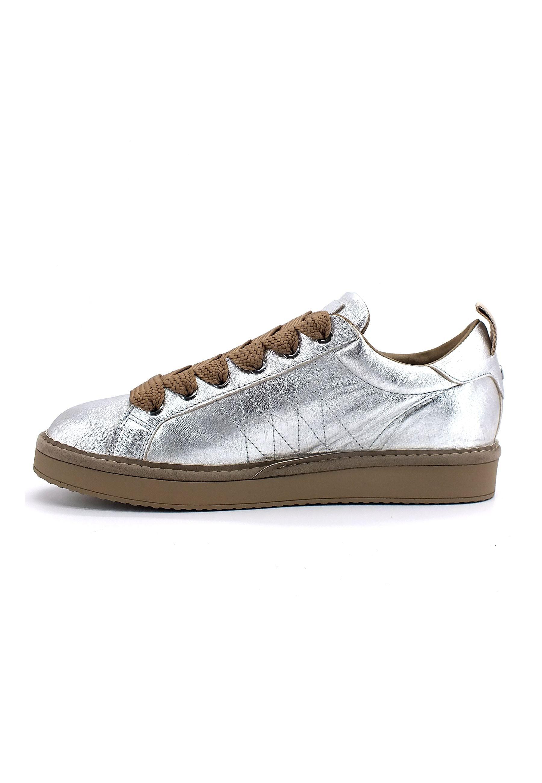 PAN CHIC Lace-Up Sneaker Donna Silver P01W1600100319 - Sandrini Calzature e Abbigliamento