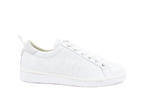 PAN CHIC Low Cut Sneaker Uomo Pelle Nubuk White P01M16001LK1 - Sandrini Calzature e Abbigliamento