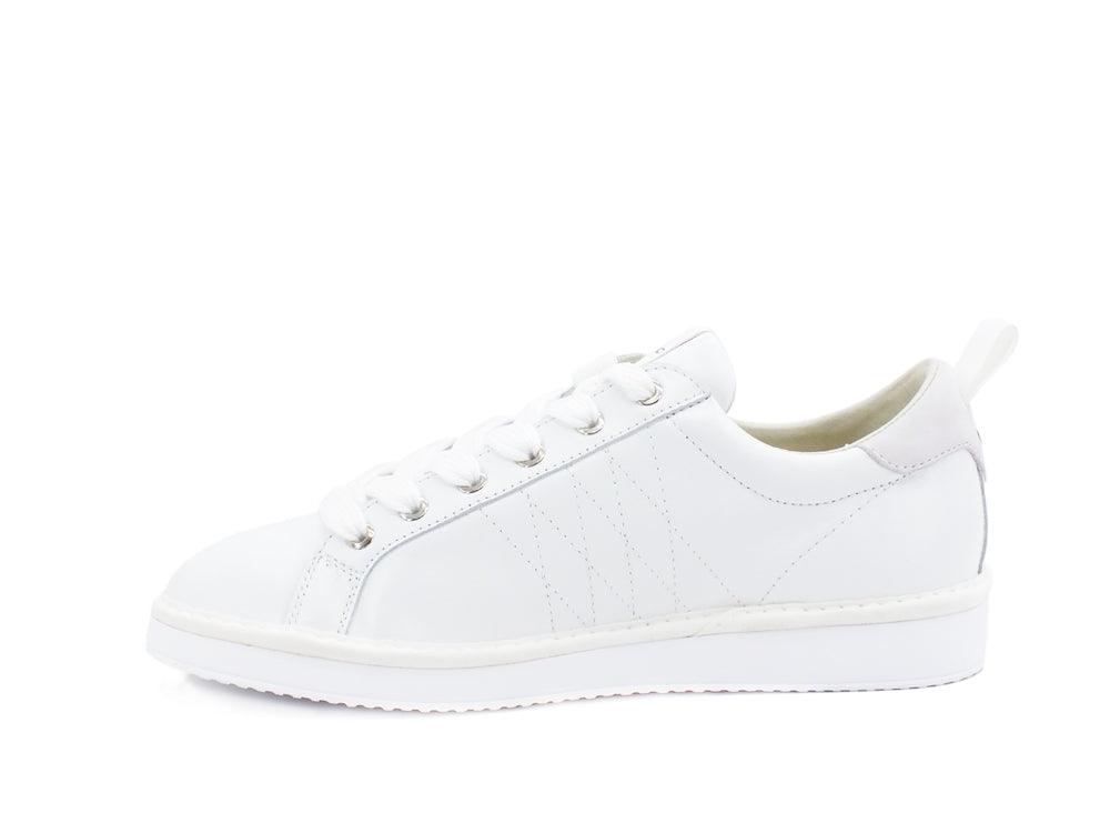 PAN CHIC Low Cut Sneaker Uomo Pelle Nubuk White P01M16001LK1 - Sandrini Calzature e Abbigliamento