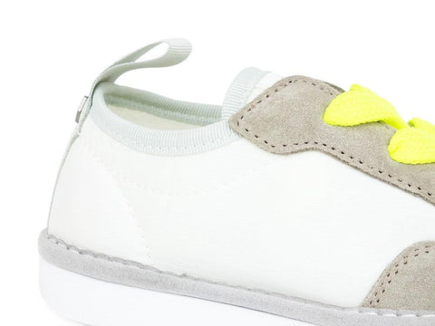 PAN CHIC Melone White Yellow Fluo A00052 - Sandrini Calzature e Abbigliamento