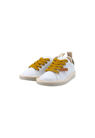 PAN CHIC Sneaker Bambino White Sage Yellow P01B00200243004 - Sandrini Calzature e Abbigliamento