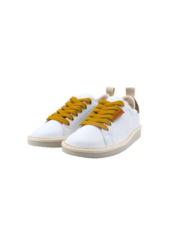 PAN CHIC Sneaker Bambino White Sage Yellow P01K00200243004 - Sandrini Calzature e Abbigliamento