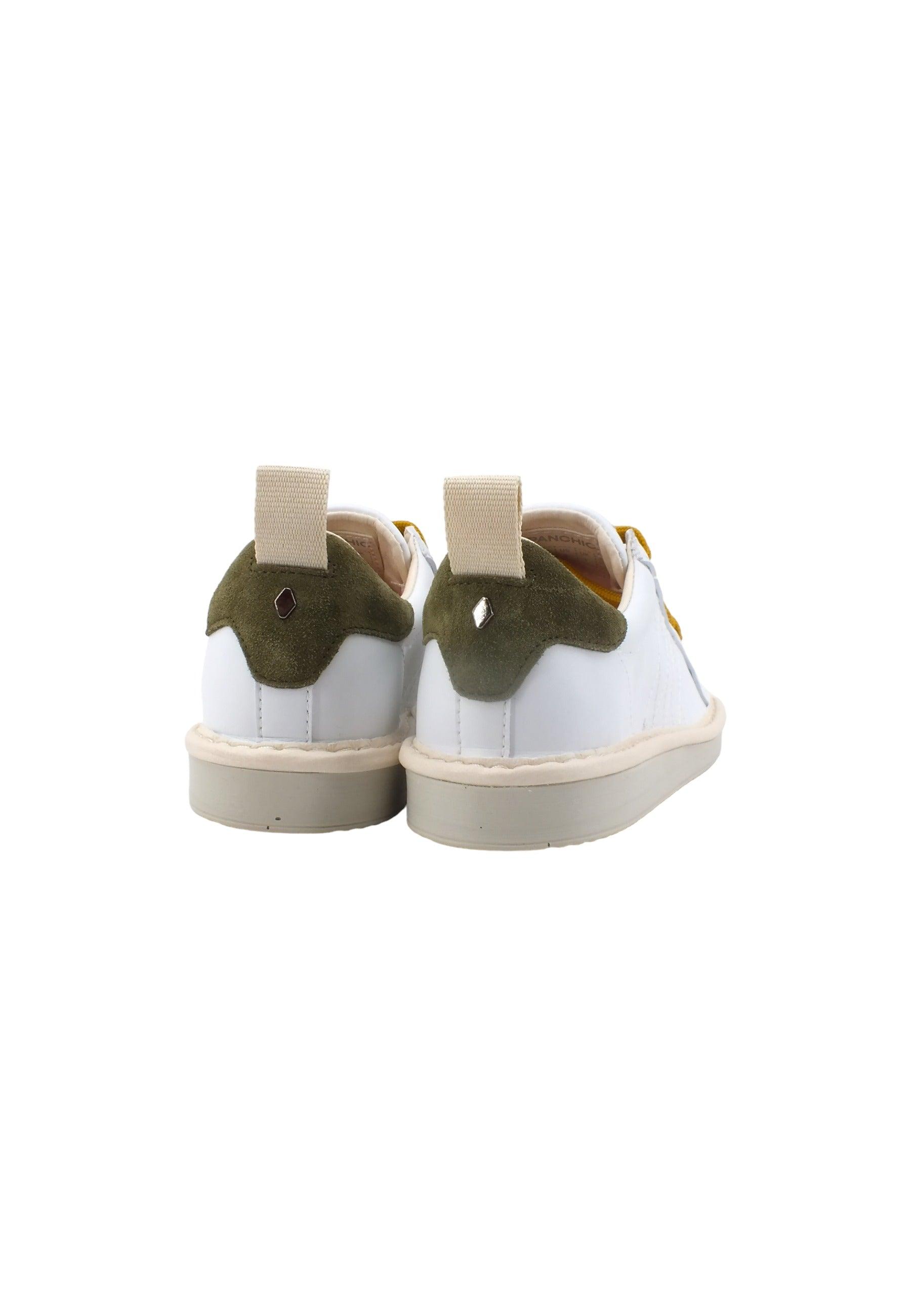 PAN CHIC Sneaker Bambino White Sage YellowP01K00200243004 - Sandrini Calzature e Abbigliamento