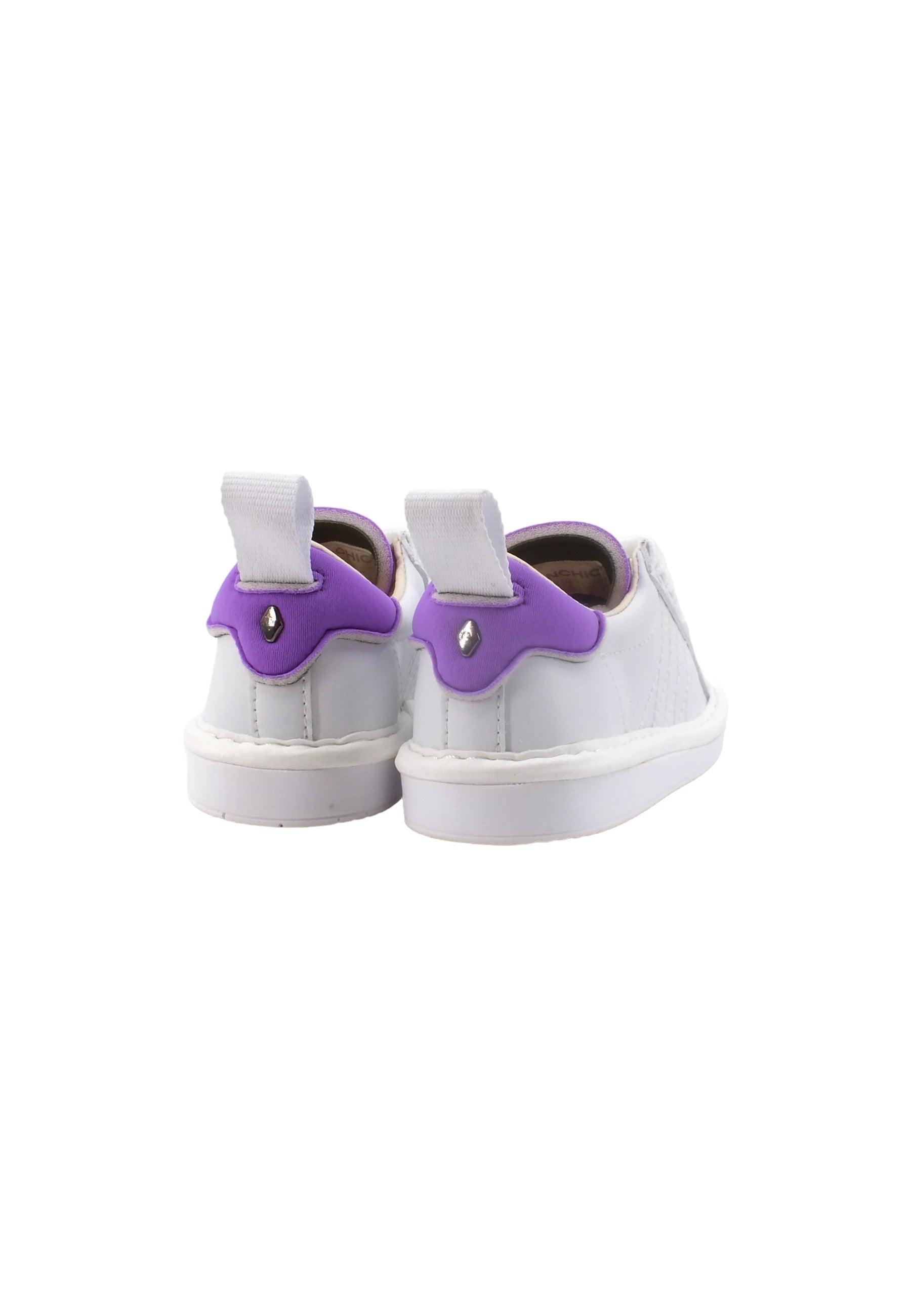 PAN CHIC Sneaker Bambino White Violet P01B00300260016 - Sandrini Calzature e Abbigliamento