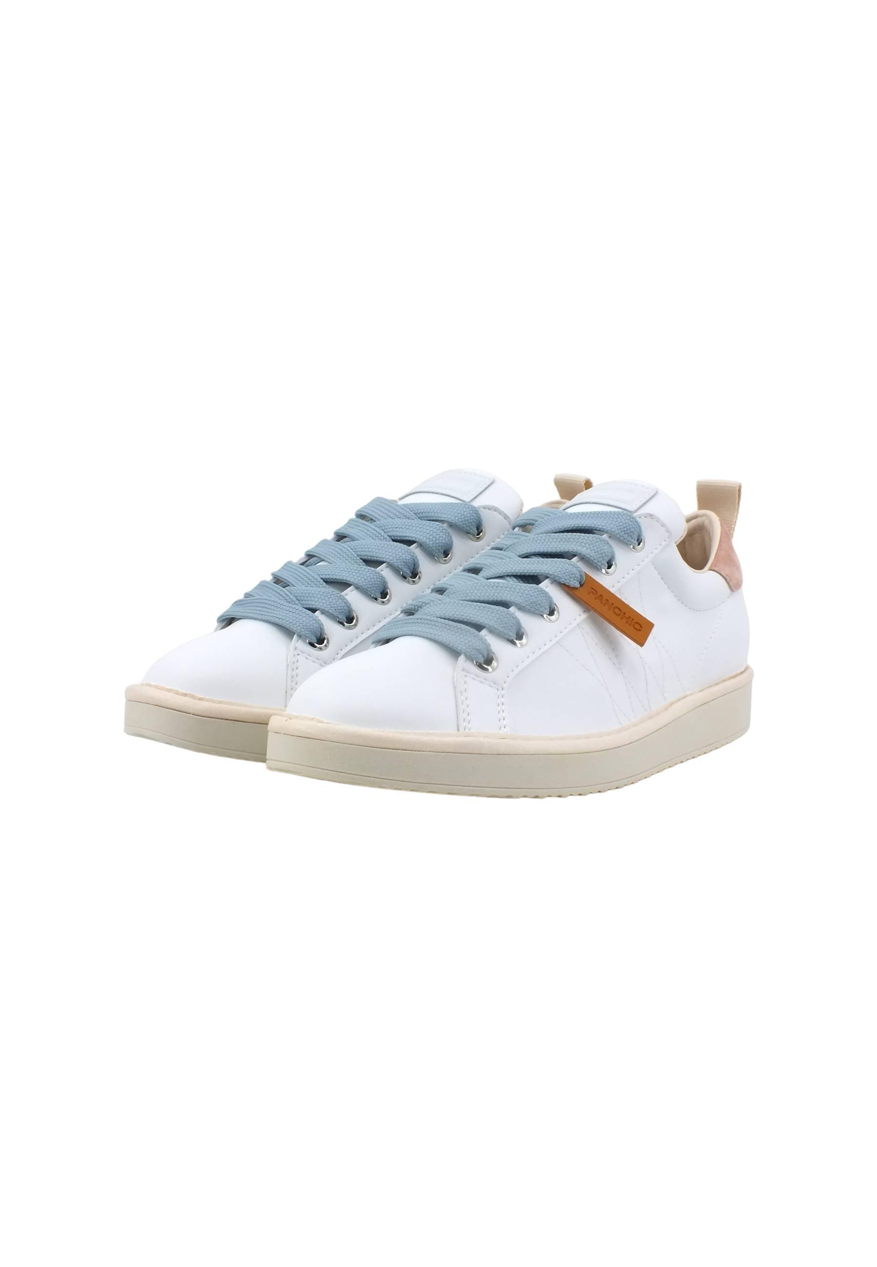 PAN CHIC Sneaker Donna White Baby Rose Azure P01W00200243007 - Sandrini Calzature e Abbigliamento