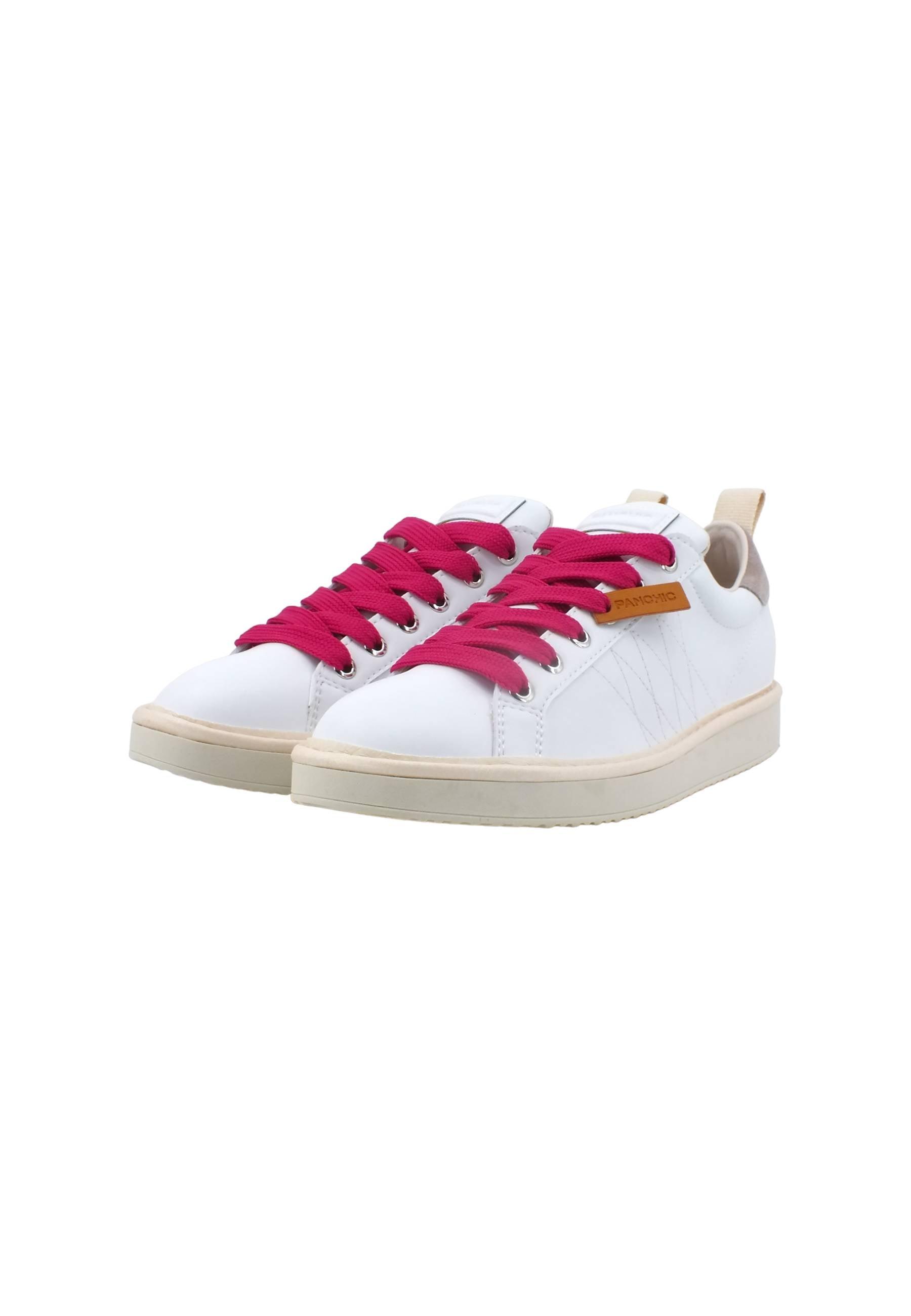 PAN CHIC Sneaker Donna White Chillin Silver Fuxia P01W00200243010 - Sandrini Calzature e Abbigliamento