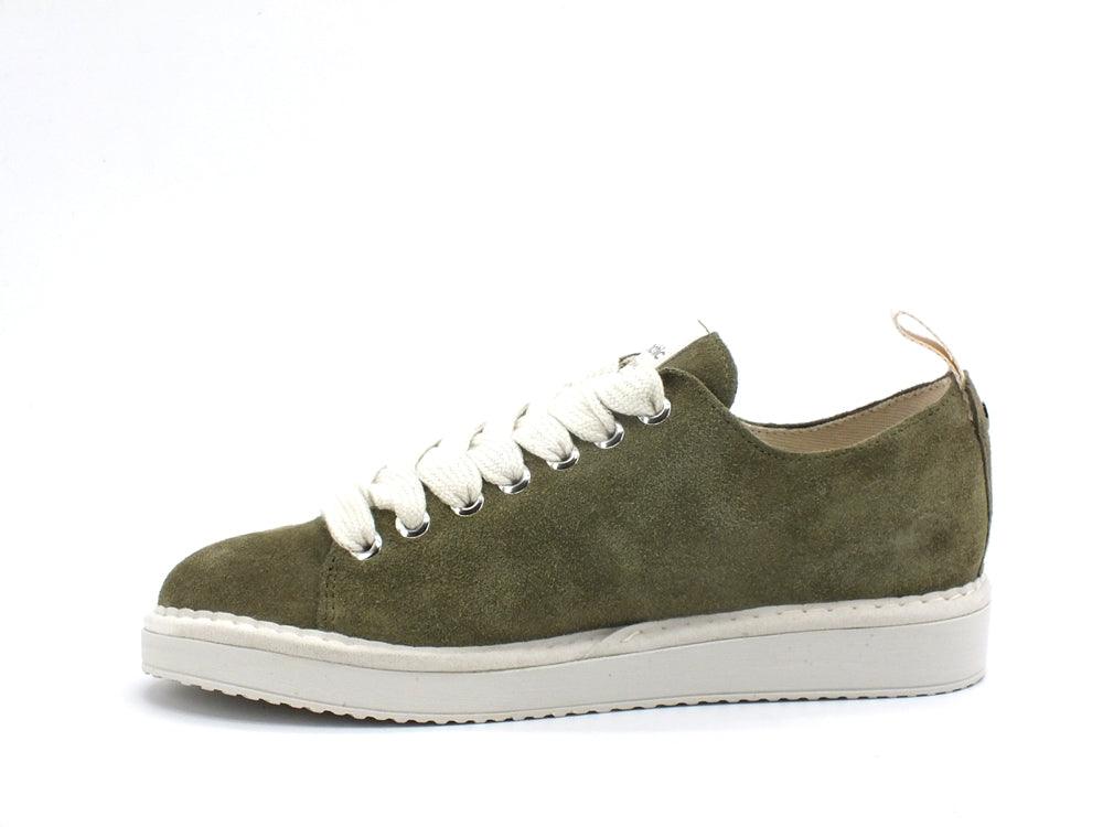 PAN CHIC Sneaker Low Cut Sneaker Donna Olive Pearlgrey P01W14001S8 - Sandrini Calzature e Abbigliamento