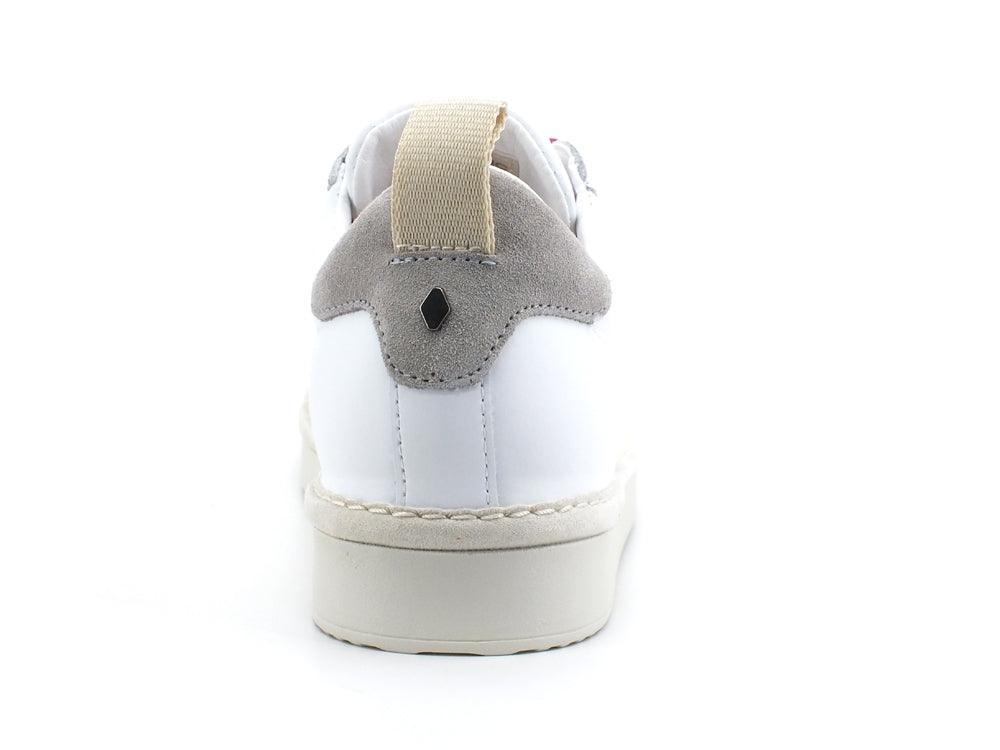 PAN CHIC Sneaker Pelle Lace - Up White Fuchsia P01W1600100183 - Sandrini Calzature e Abbigliamento