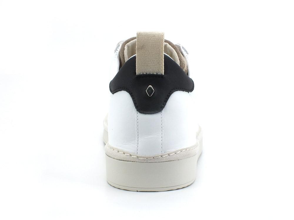 PAN CHIC Sneaker Pelle Lace - Up White Taupe P01M1600100201 - Sandrini Calzature e Abbigliamento