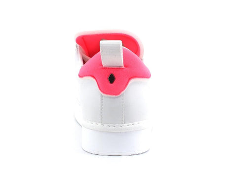 PAN CHIC Sneaker Pelle Neoprene White Neon Pink P01W2200100175 - Sandrini Calzature e Abbigliamento