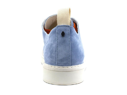 PAN CHIC Sneaker Pelle Suede Lace - Up Blue Blizzard Burnt P01M1400100209 - Sandrini Calzature e Abbigliamento