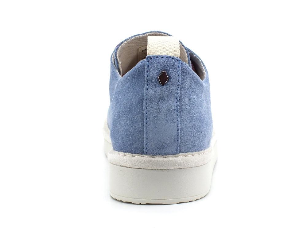 PAN CHIC Sneaker Suede Blue Blizzard Brownrose P01W1400100209 - Sandrini Calzature e Abbigliamento