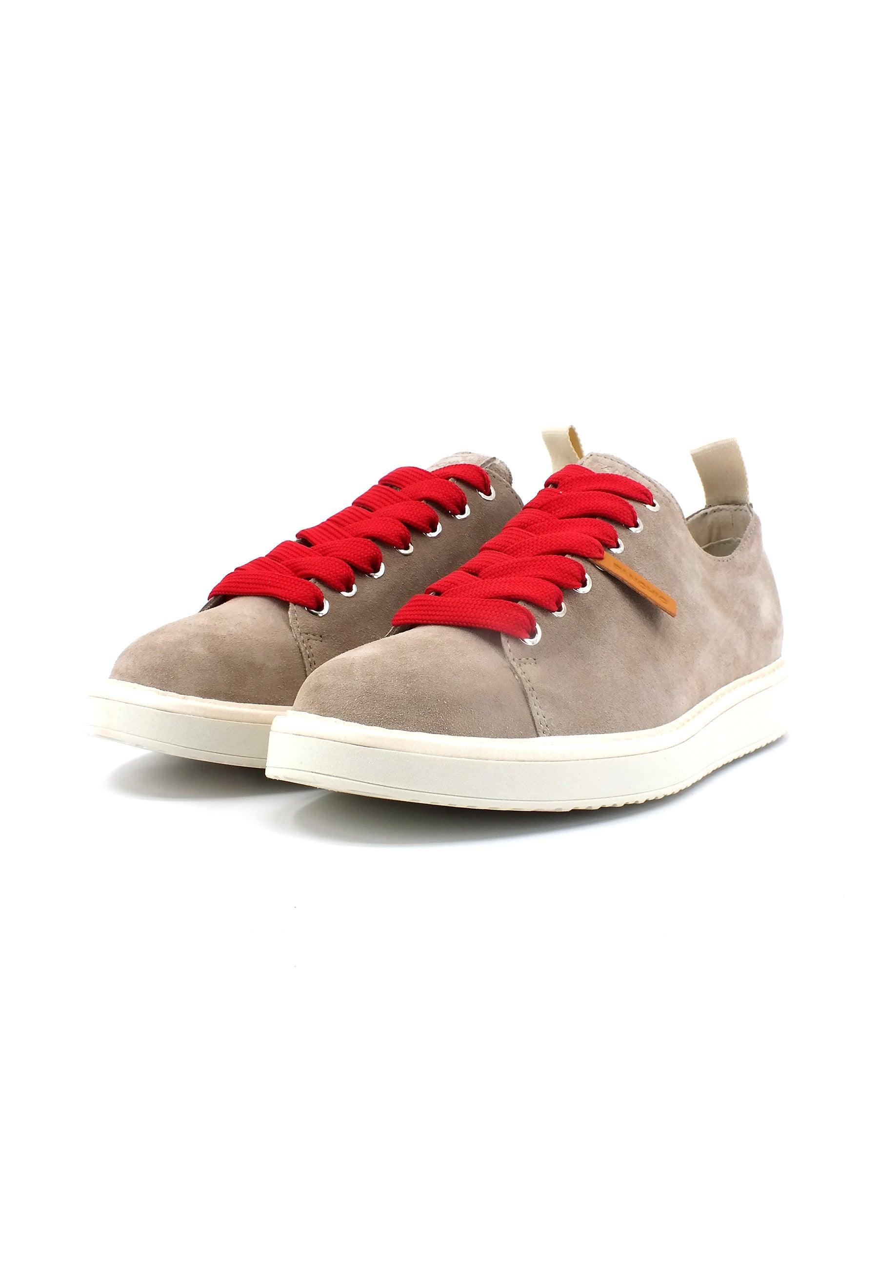 PAN CHIC Sneaker Uomo Taupe Red P01M00100222050 - Sandrini Calzature e Abbigliamento
