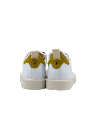 PAN CHIC Sneaker Uomo White Citron Burnt Orange P01M00200243002 - Sandrini Calzature e Abbigliamento