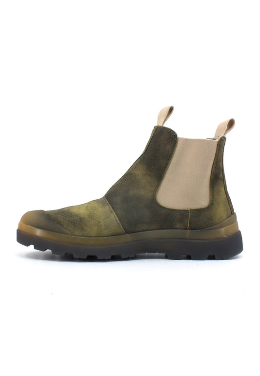 PAN CHIC Stivaletto Beatle Uomo Military Green P03M002-0037U007 - Sandrini Calzature e Abbigliamento